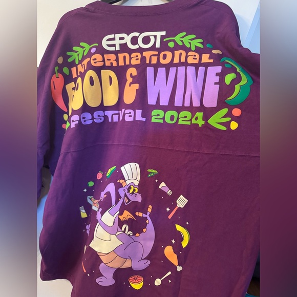 NWT WDW Epcot Food and Wine 2024 Figment Spirit Jersey - Picture 4 of 4